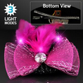 LED Pink & Black Fascinator Hats